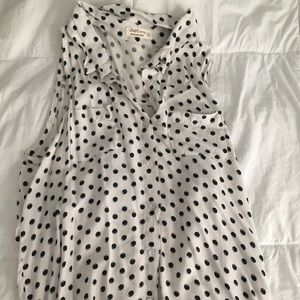 Polka dot blouse